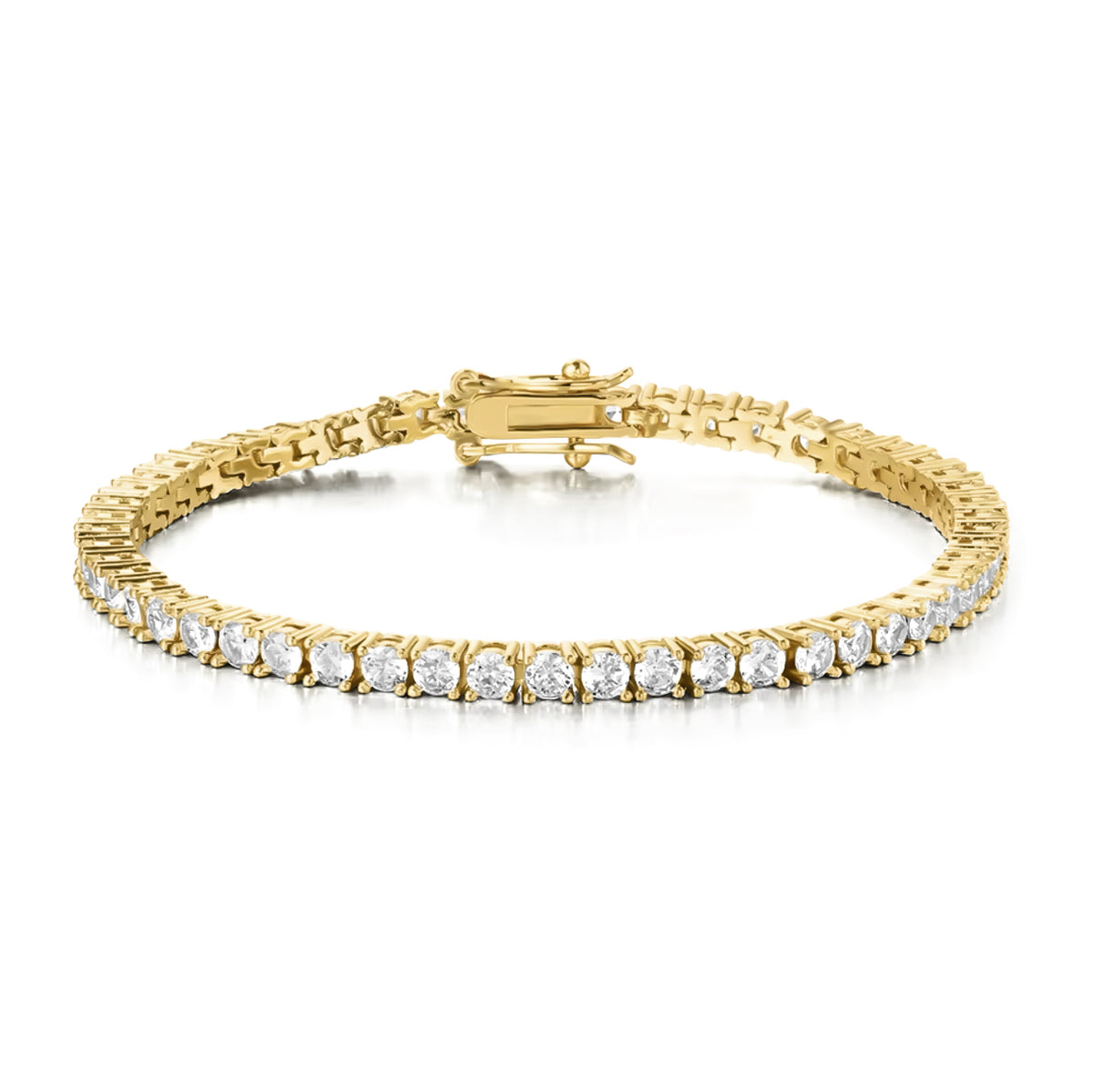 Tennis Bracelet 4mm - Gold