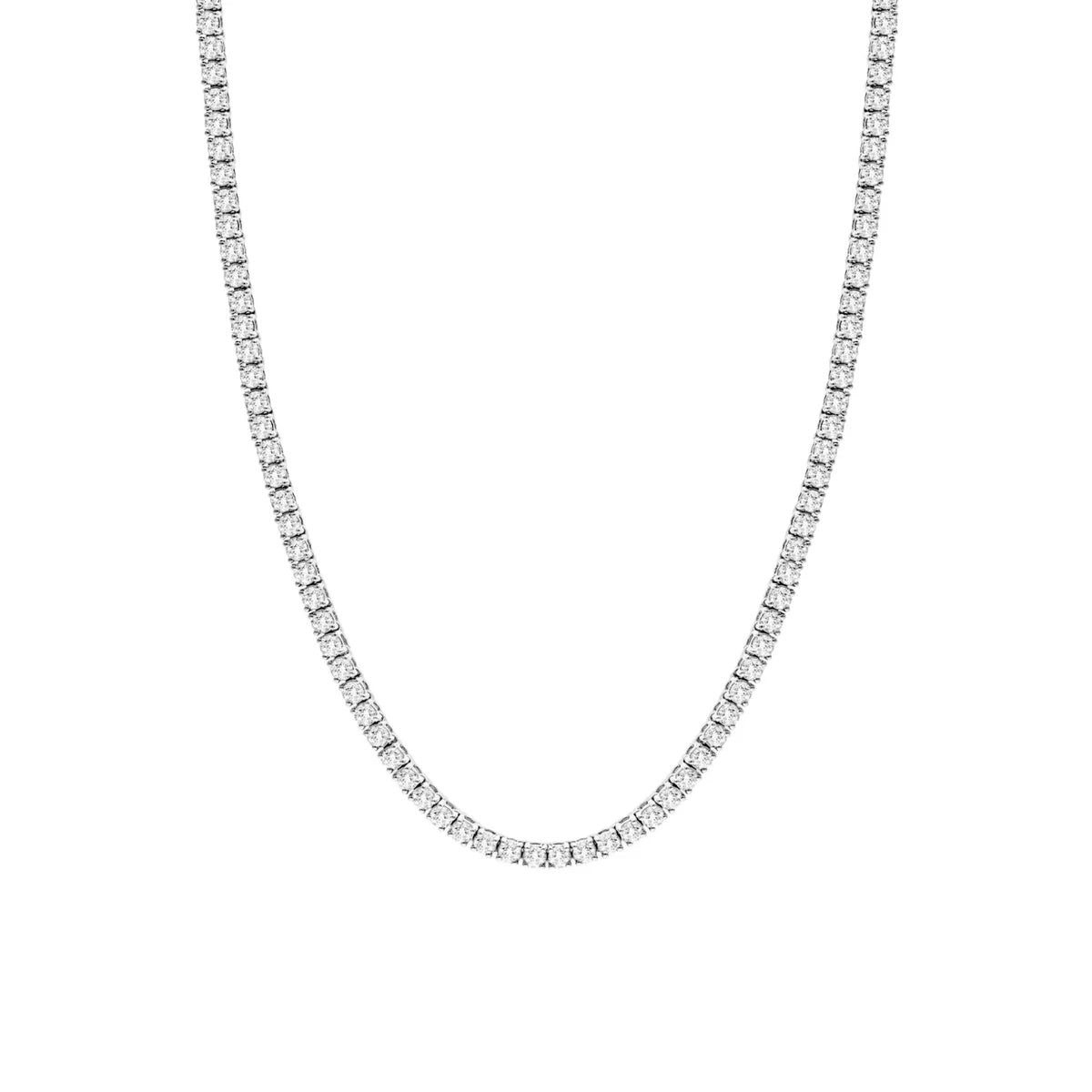 Tennis Necklace - Silver