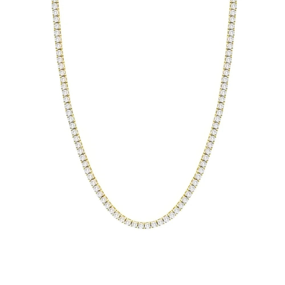 Tennis Necklace - Gold