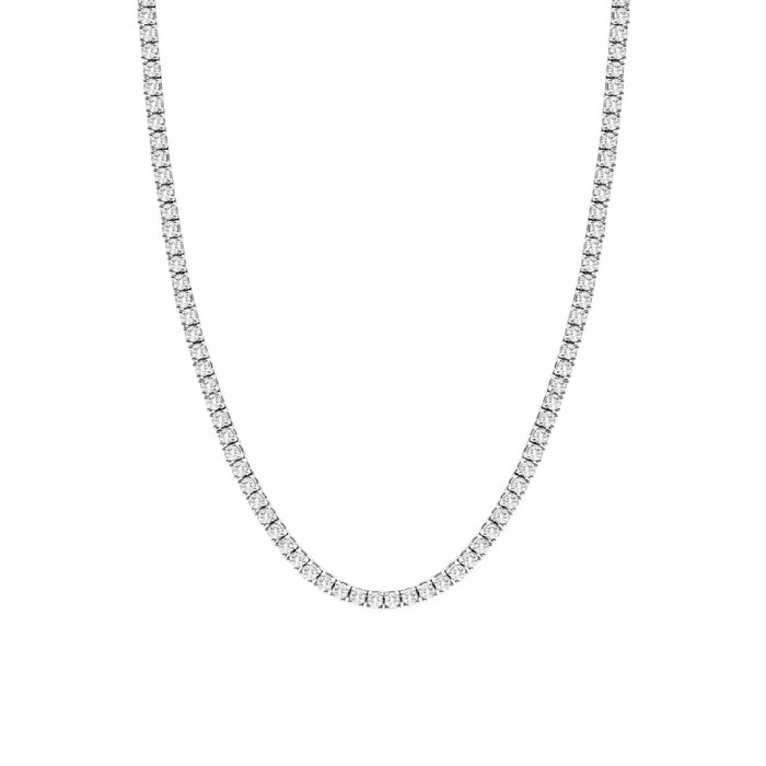 Tennis Necklace - Silver